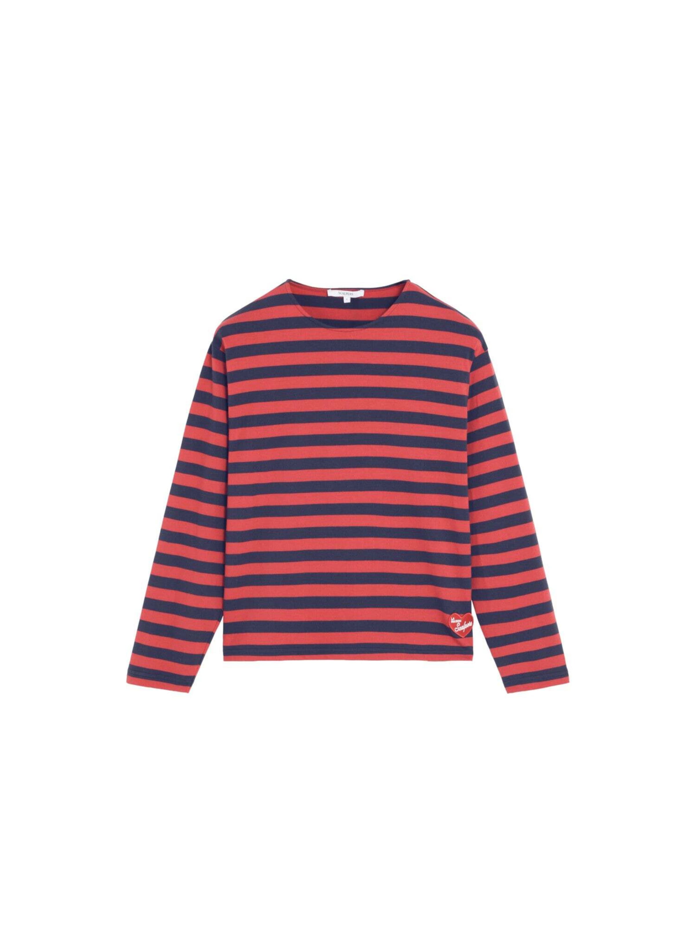 Scalpers Póló - piros: elől