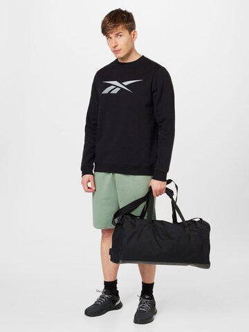 ReebokSportska sweater majica - crna boja