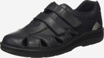 BERKEMANN Sandals in Black: front