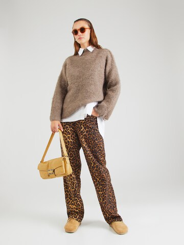 PIECES Pullover 'PCMALA' i brun