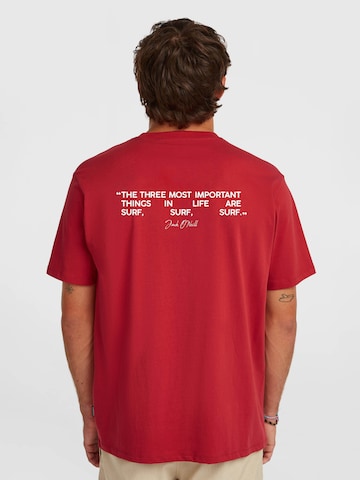 O'NEILL - Camisa funcionais em vermelho: frente