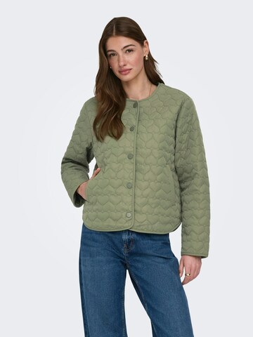 ONLY Between-season jacket 'Heart' in Green