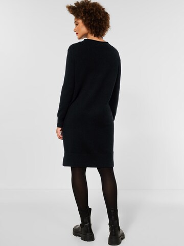 STREET ONE Knitted dress in Black