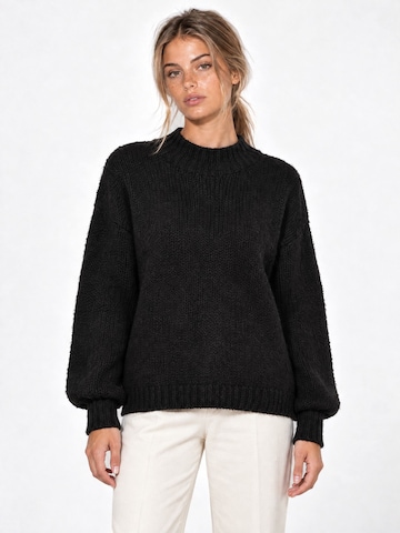 MixRay Svetr 'Pullover' – černá: přední strana