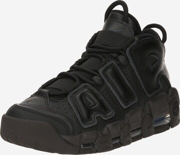 Nike Sportswear Σνίκερ χαμηλό 'Air More Uptempo' σε μαύρο: μπροστά