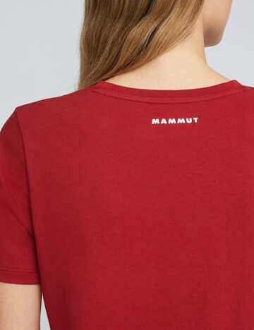 MAMMUT Performance Shirt in Red