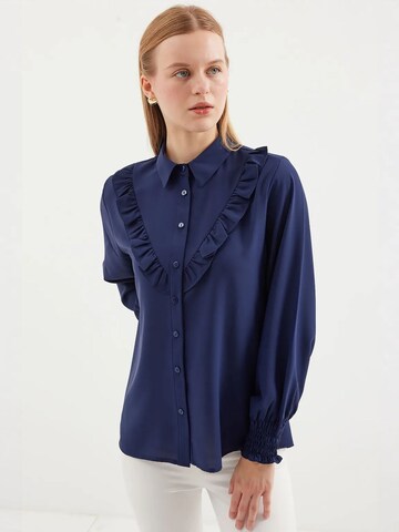 Bigdart Bluse in Blau: Vorderseite