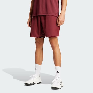 ADIDAS PERFORMANCE Regular Sportbroek 'Club' in Rood: voorkant