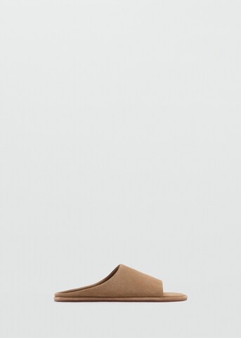 MANGO Mules 'Babu' in Beige