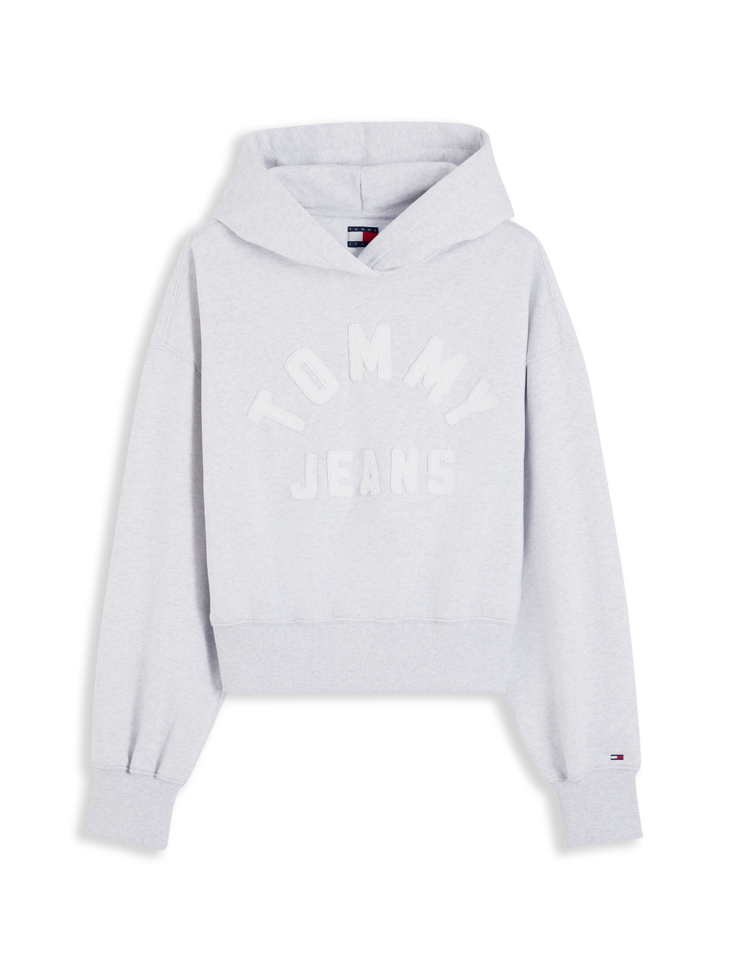 Sweat-shirt 'ARCH' Tommy Jeans en gris : devant