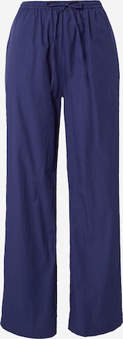 Wide leg Pantaloni di NLY by Nelly in blu: frontale