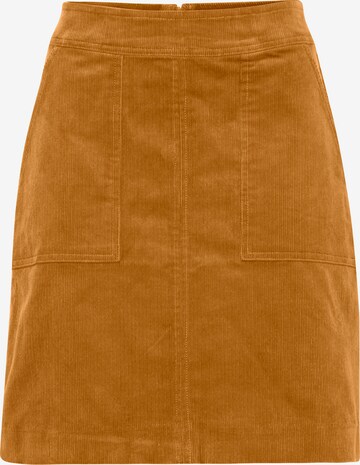 ICHI Skirt 'CASSIA' in Brown: front