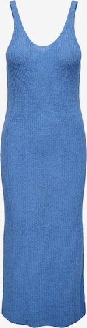 Robes en maille 'SUNNY' ONLY en bleu : devant