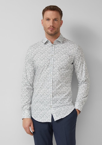 s.Oliver BLACK LABEL Regular Fit Hemd in Weiß: Vorderseite