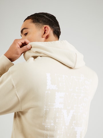 LEVI'S ® Regular Fit Collegepaita 'Relaxed Graphic Hoodie' värissä beige