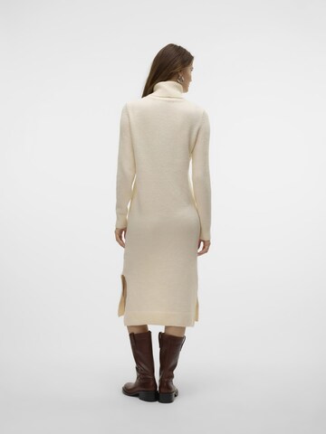 VERO MODA Knit dress 'BOOM' in Beige