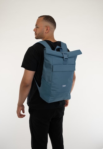 LARKSON Backpack 'No 4' in Blue: back