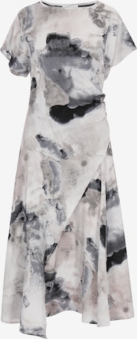 Usha - Vestido en azul: frente