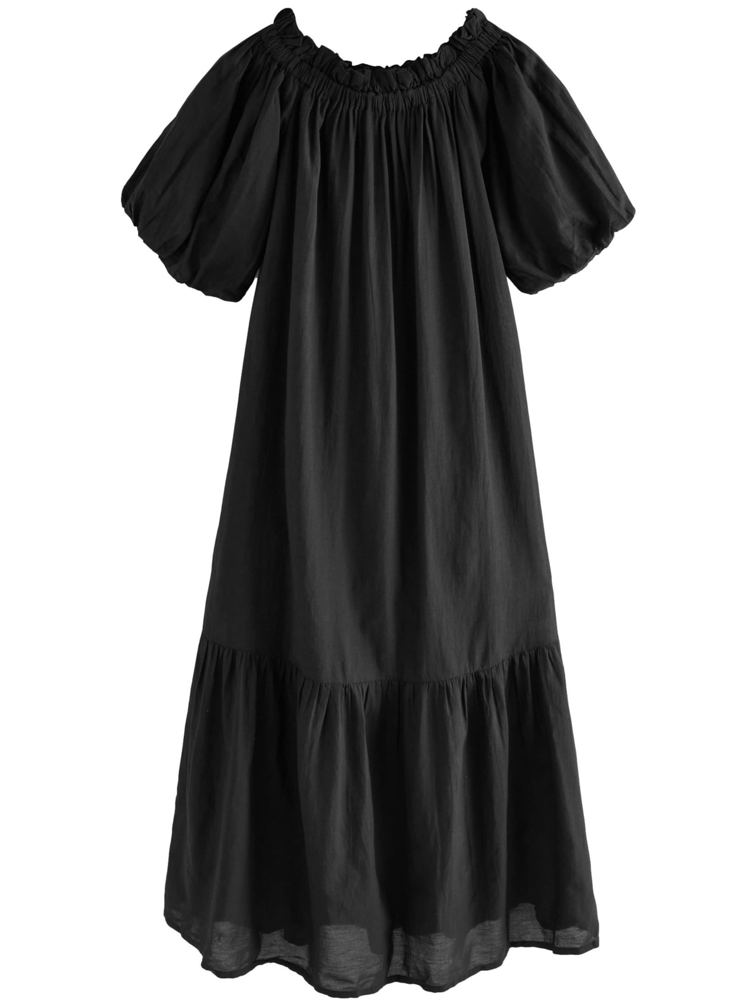 juoda Next Vasarinė suknelė: priekis