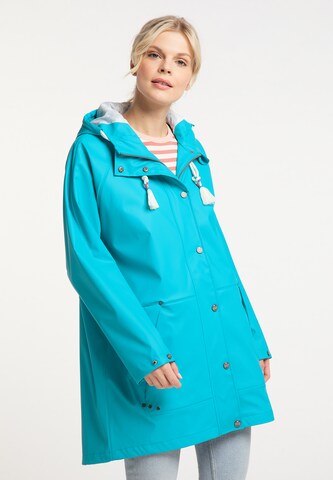 Schmuddelwedda Raincoat in Blue: front