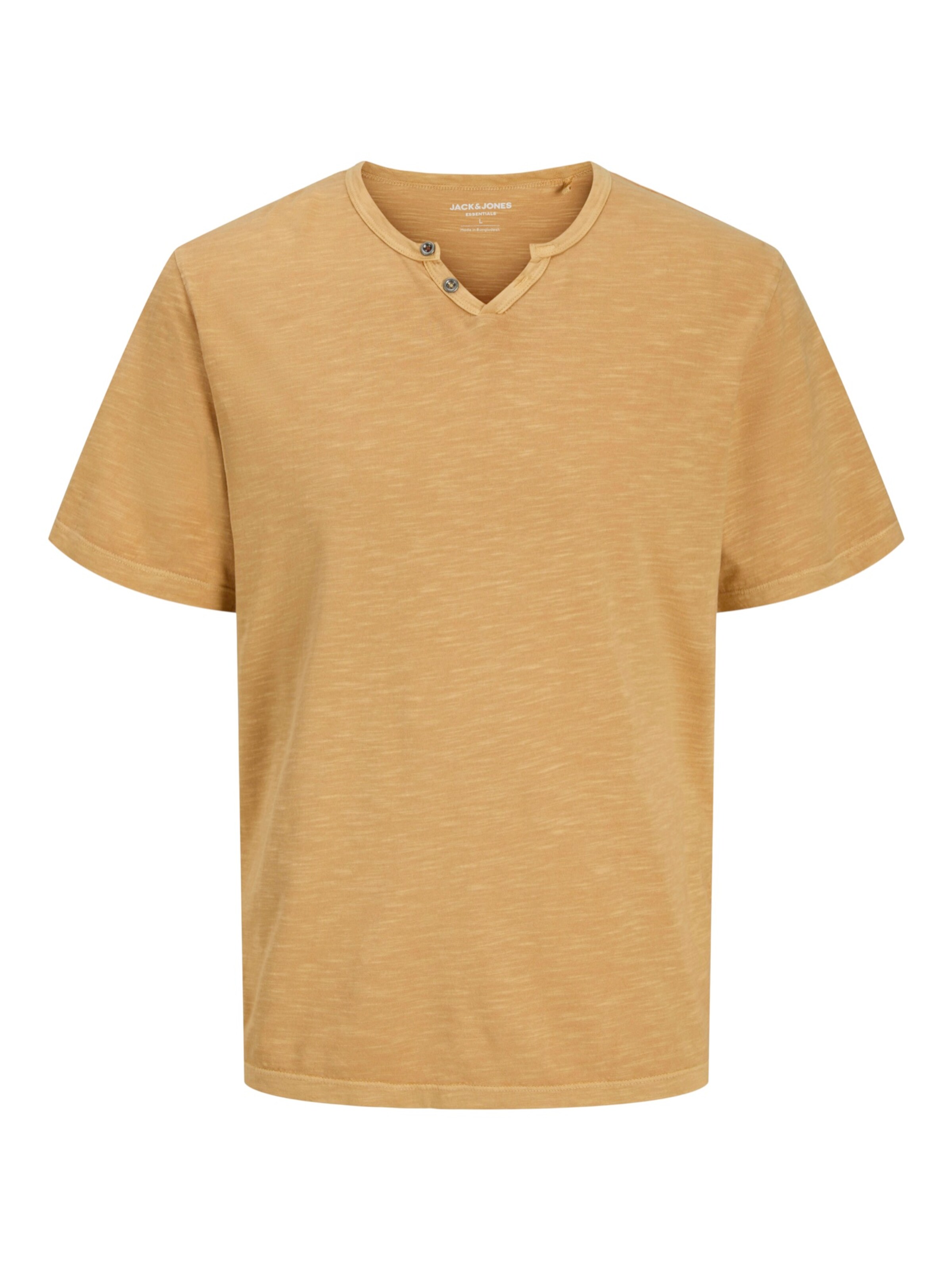 JACK & JONES Bluser & t-shirts 'JJESPLIT' i gul: forside