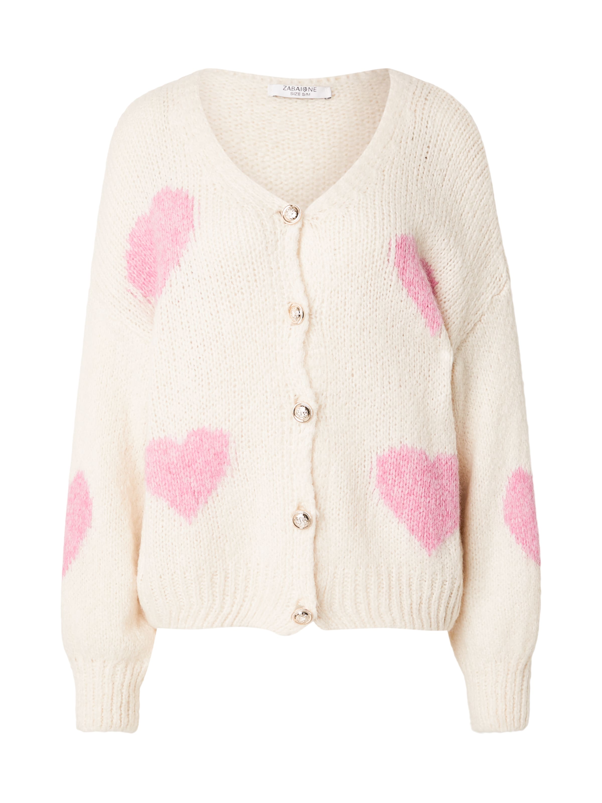 Cardigan 'Ma44rliaa' ZABAIONE en blanc : devant