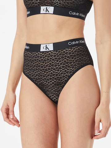 Calvin Klein Underwear Slip - fekete: elől
