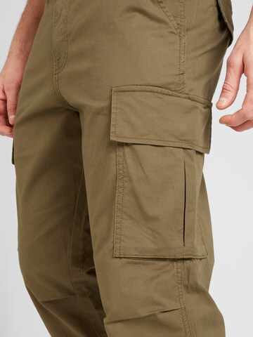 JACK & JONES Tapered Cargo Pants 'Ace Tucker' in Green