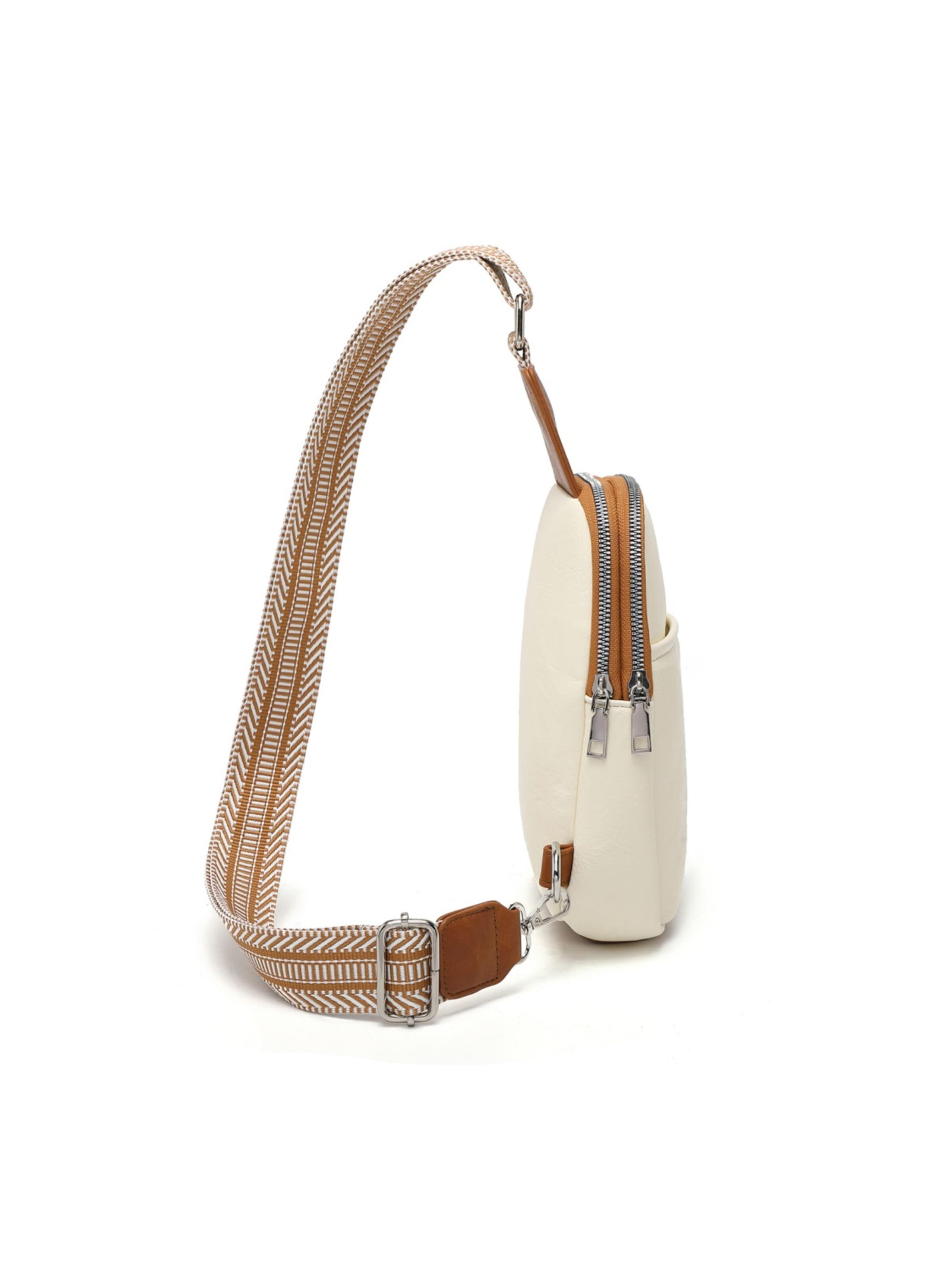 Kono Crossbody Bag in Beige