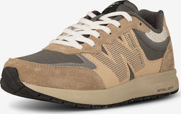 WODEN Platform trainers in Beige: front