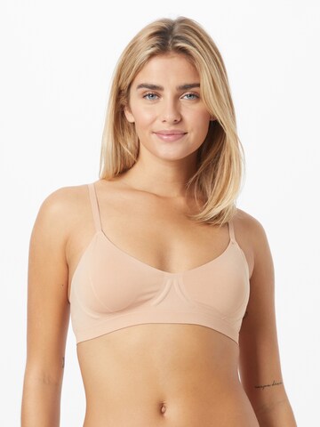 Calvin Klein Underwear Bustier BH in Beige: voorkant