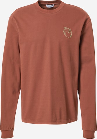 ABOUT YOU Limited Sweatshirt 'Jim' by Jannik Stutzenberger' (GOTS) in Braun: predná strana