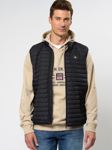 VINSON Bodywarmer 'Jaxon' in Zwart: voorkant