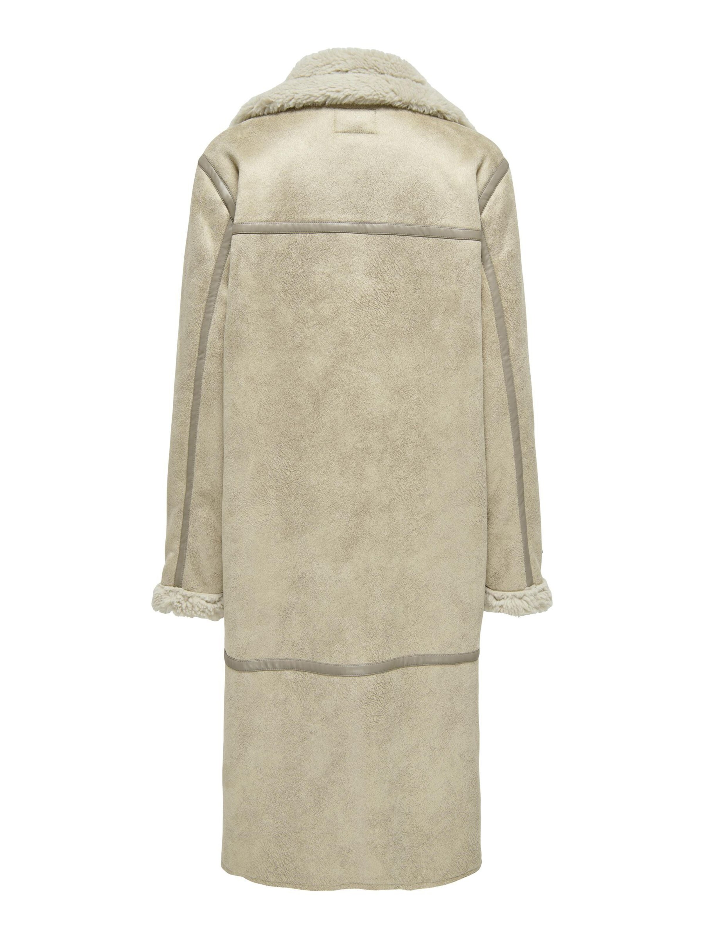Cappotto di mezza stagione 'Sherpa' di ONLY in beige