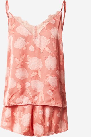 oranžs Women' Secret Pidžama ar šortiem: no priekšpuses