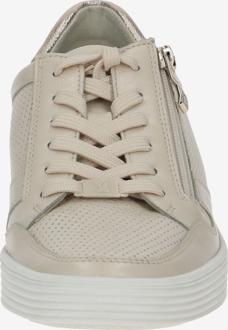 CAPRICE Athletic Lace-Up Shoes in Beige