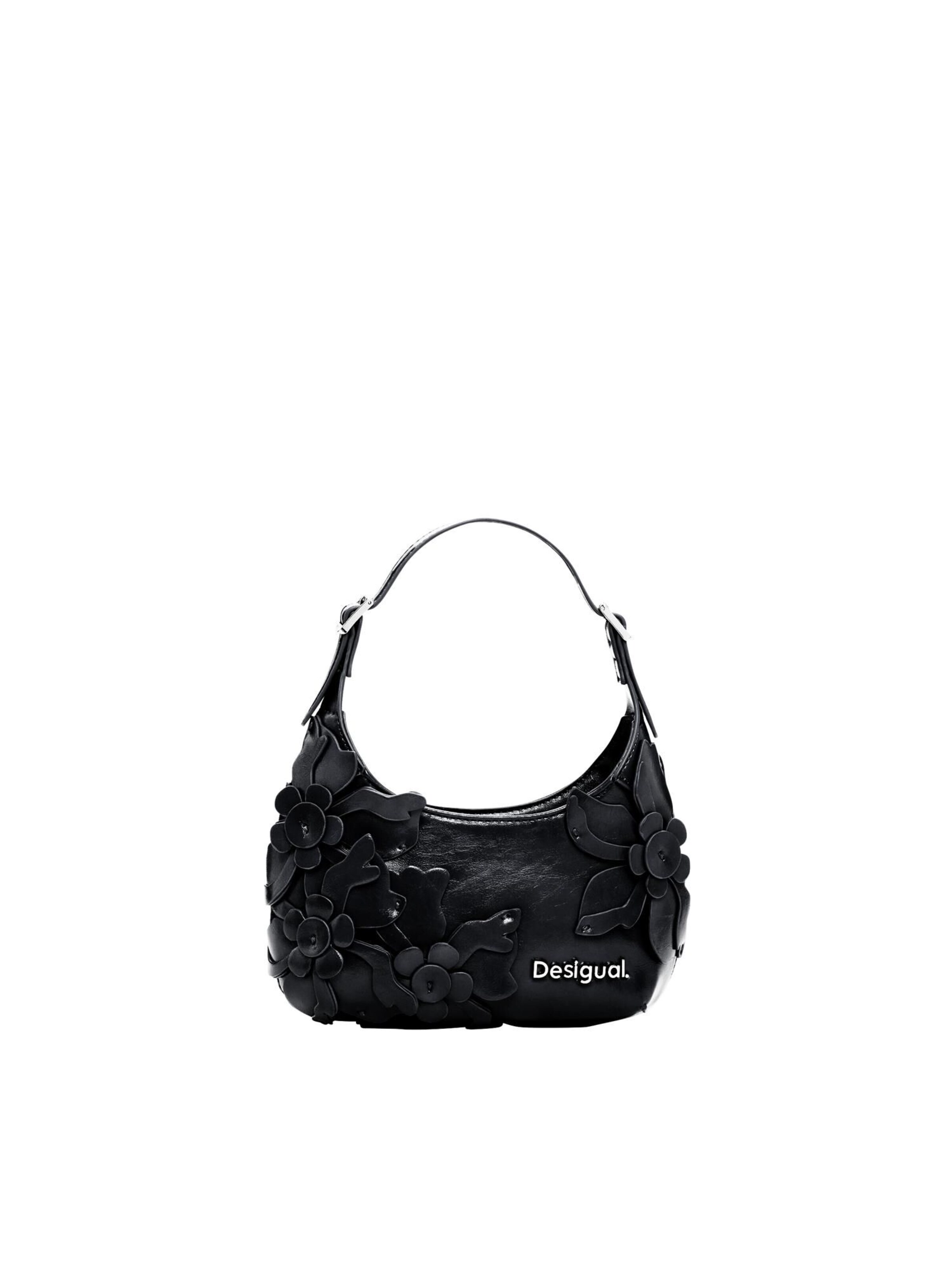 Geantă de umăr de la Desigual pe negru: față