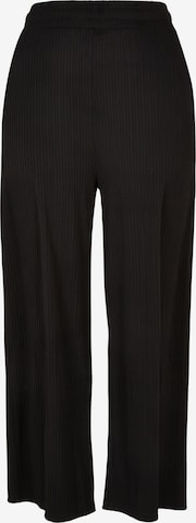 Urban ClassicsLoosefit Hlače - crna boja: prednji dio