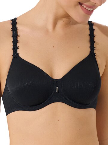 Lisca T-shirt Bra 'Gracia' in Black