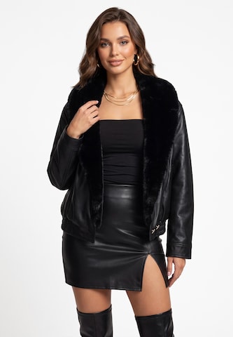 Veste mi-saison faina en noir : devant