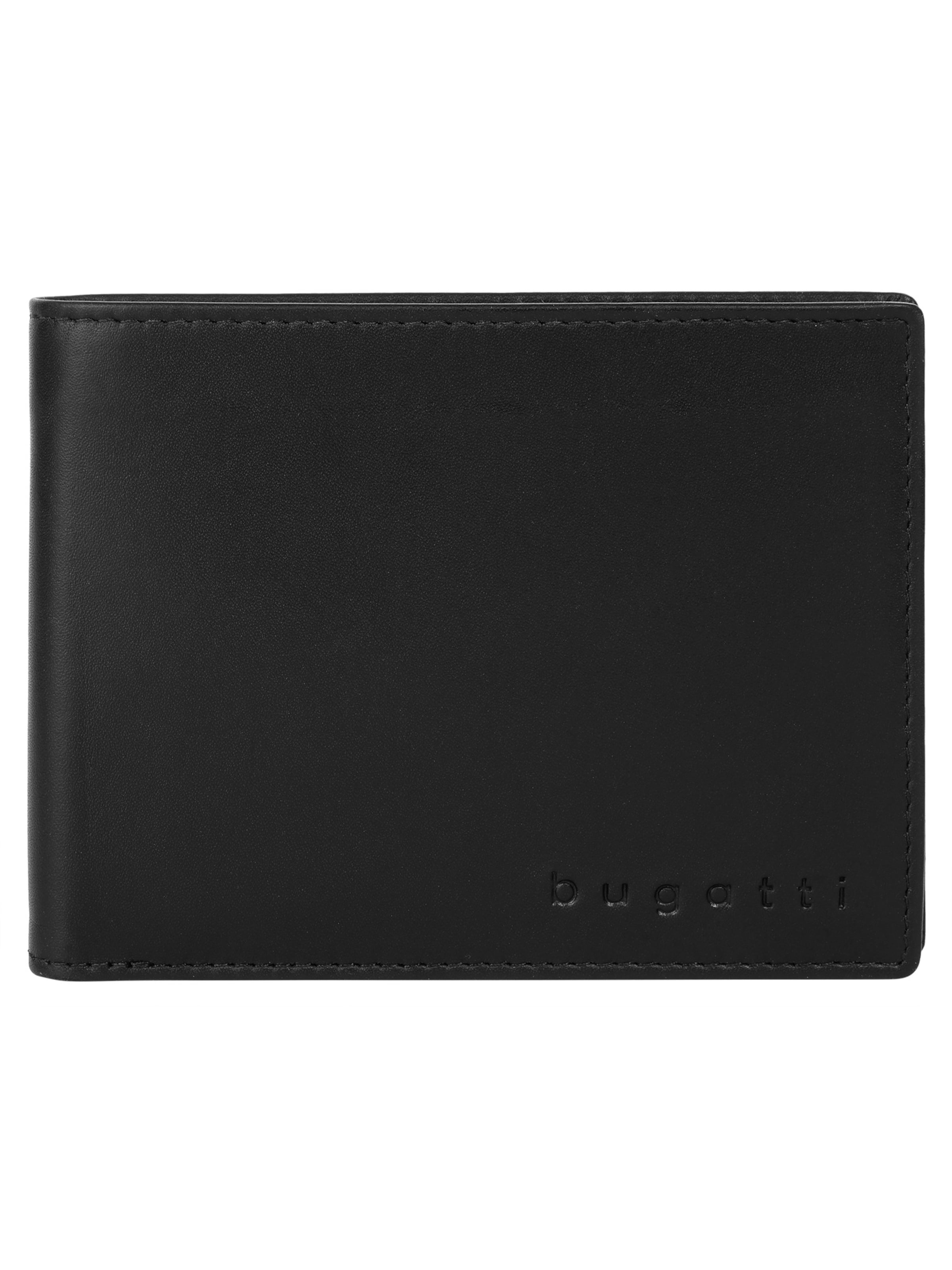 bugatti Portemonnaie 'SUPER SLIM RFID'‌‌‌ in Schwarz: Vorderseite