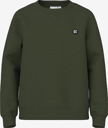 NAME IT - Sudadera en verde: frente