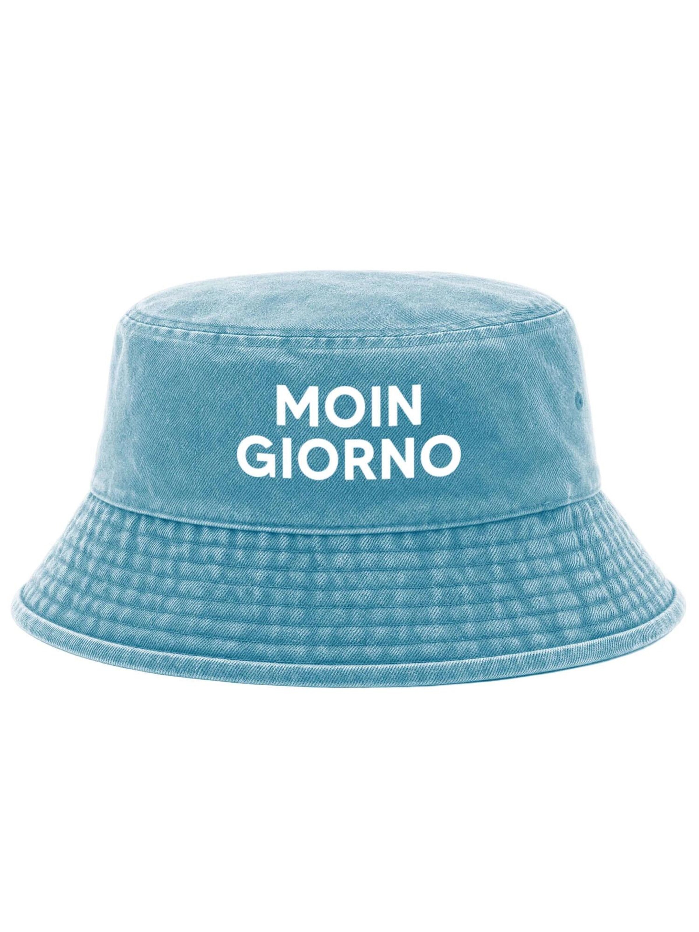 Neverless Hat 'Moingiorno' in Blue: front
