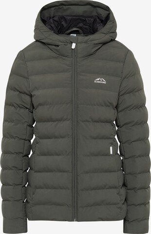 ICEBOUND Winter Jacket in Green: front