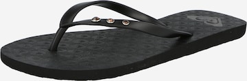 ROXY - Sandalias de dedo 'VIVA' en negro: frente