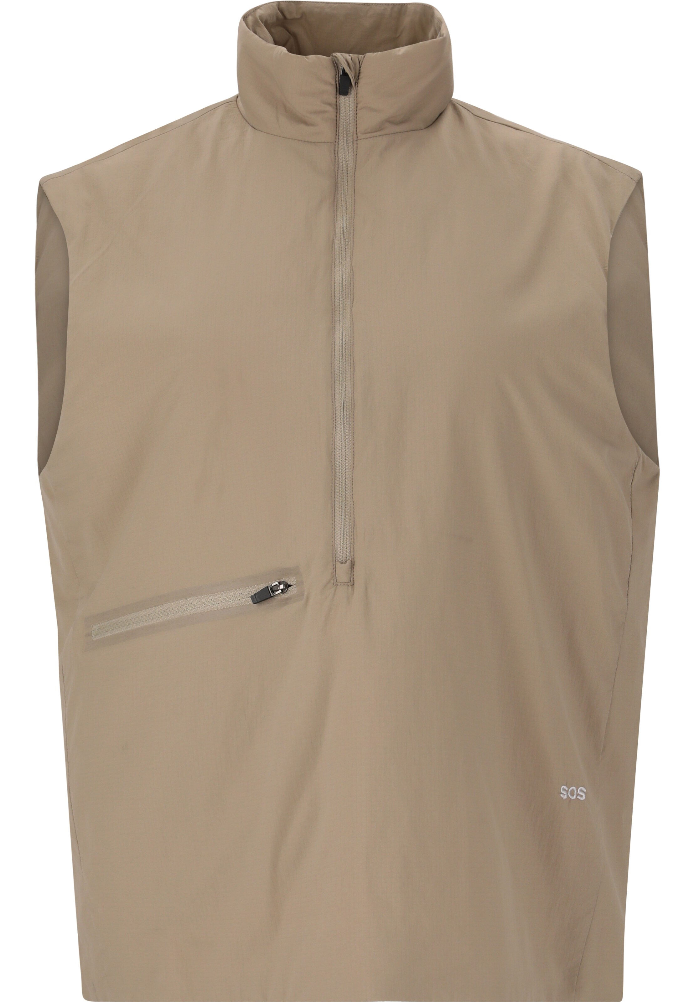 SOS Sports vest 'Ortler' in Light brown, Item view
