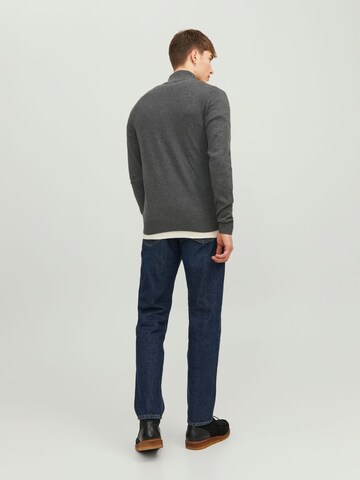 JACK & JONES Knit Cardigan in Grey