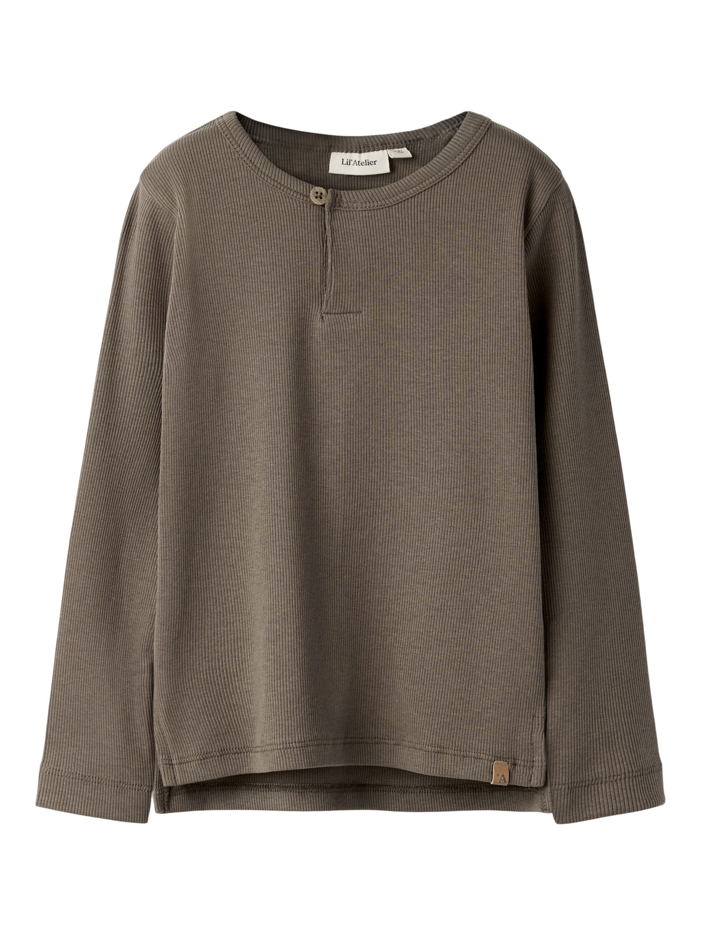 T-Shirt Lil'Atelier en marron : devant