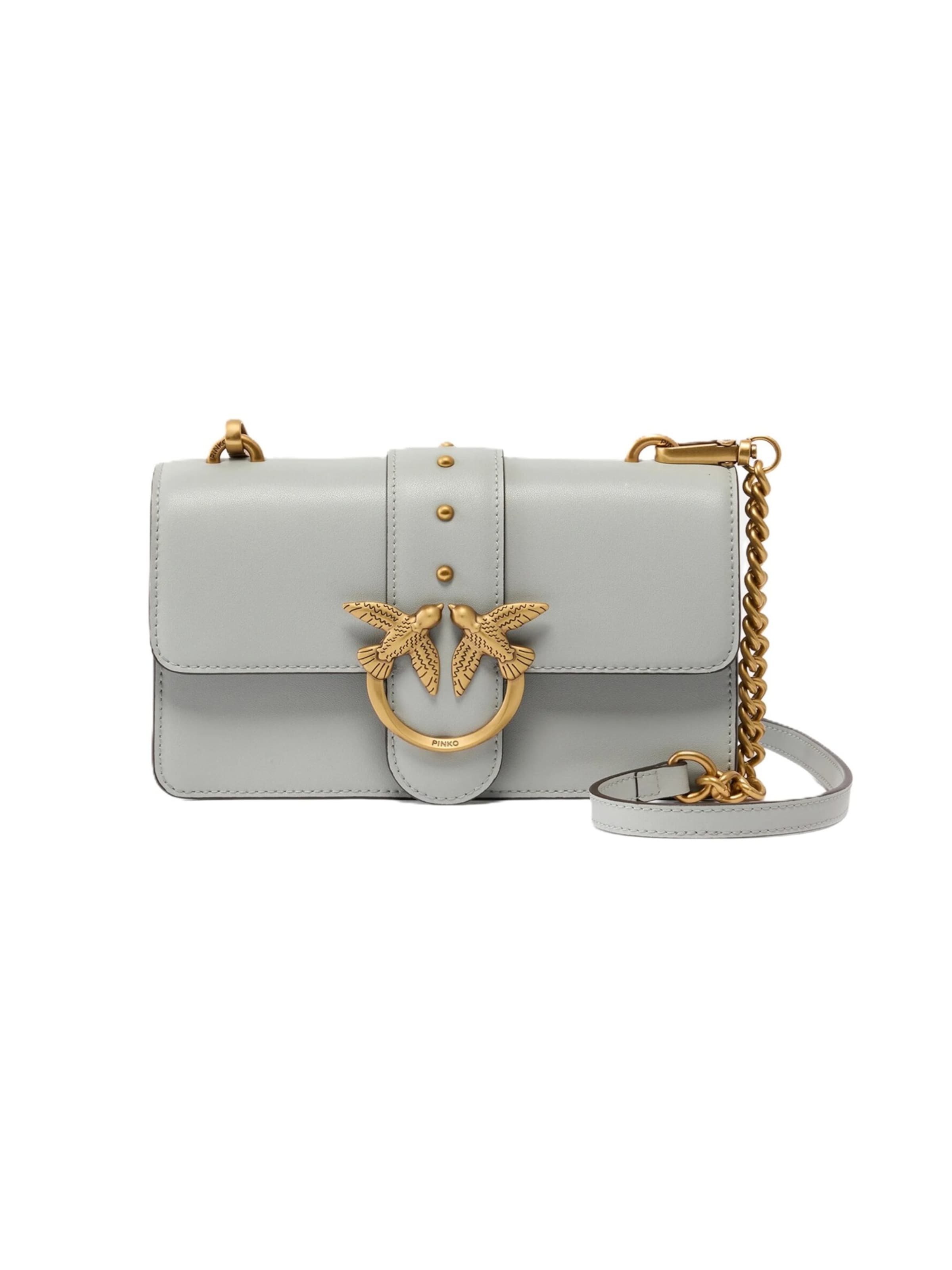 Borsa a tracolla '105856 A0F1' di PINKO in grigio: frontale