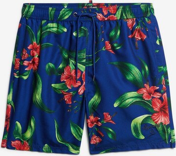 Superdry Zwemshorts in Blauw: voorkant